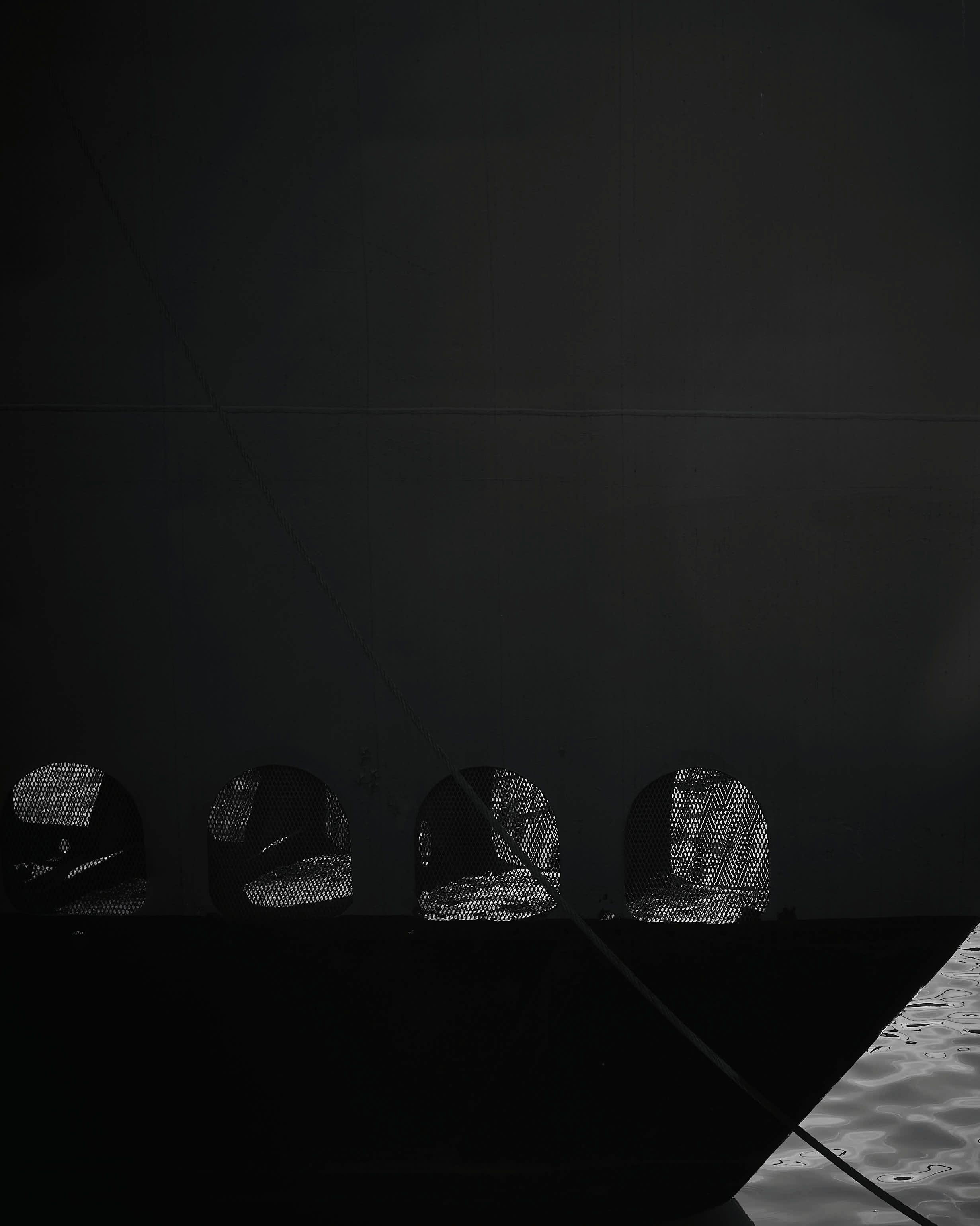 Vertical abstract photograph from the National Aquarium series.